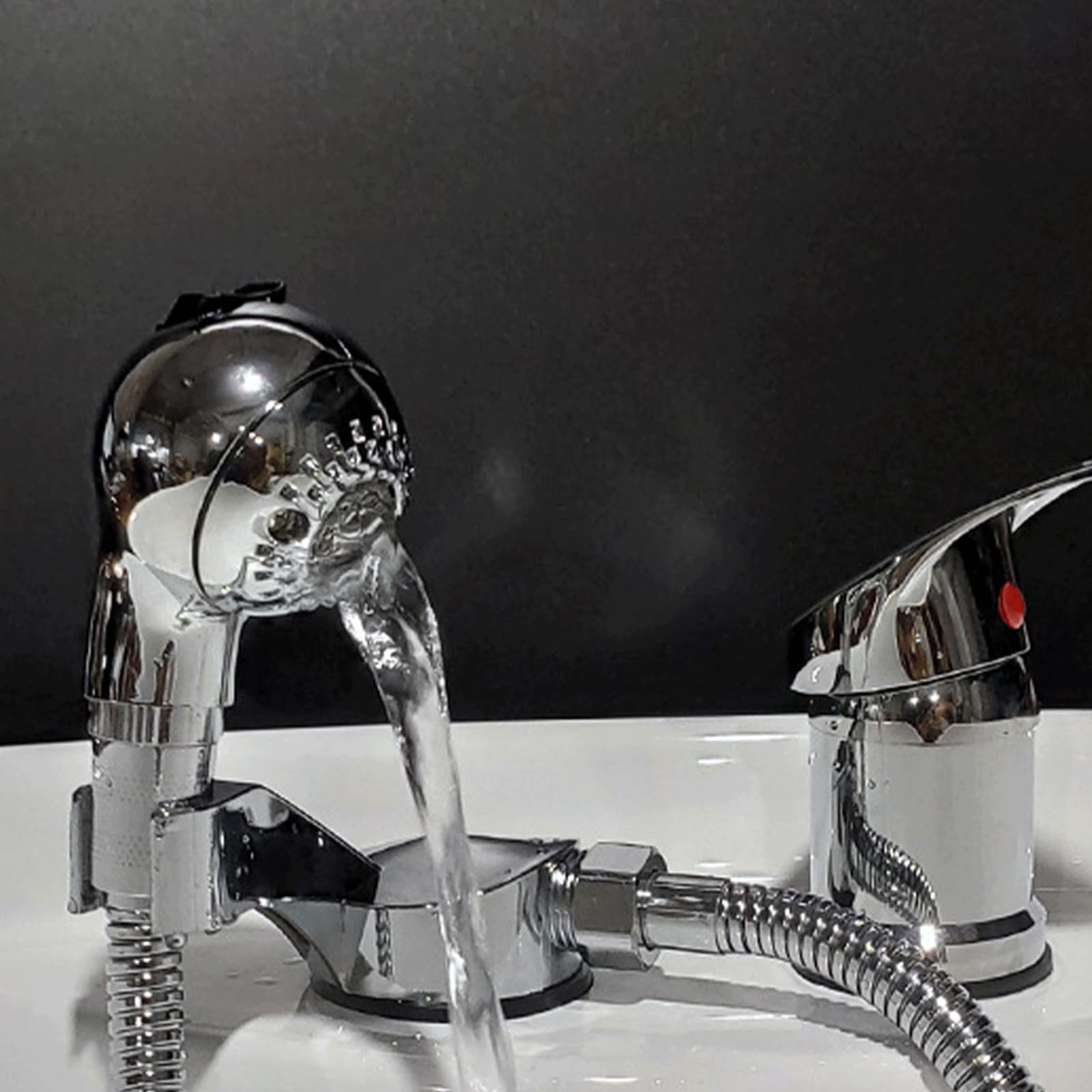 Sink Faucet Sprayer Attachment - Salon Spherical Head Top Control Button