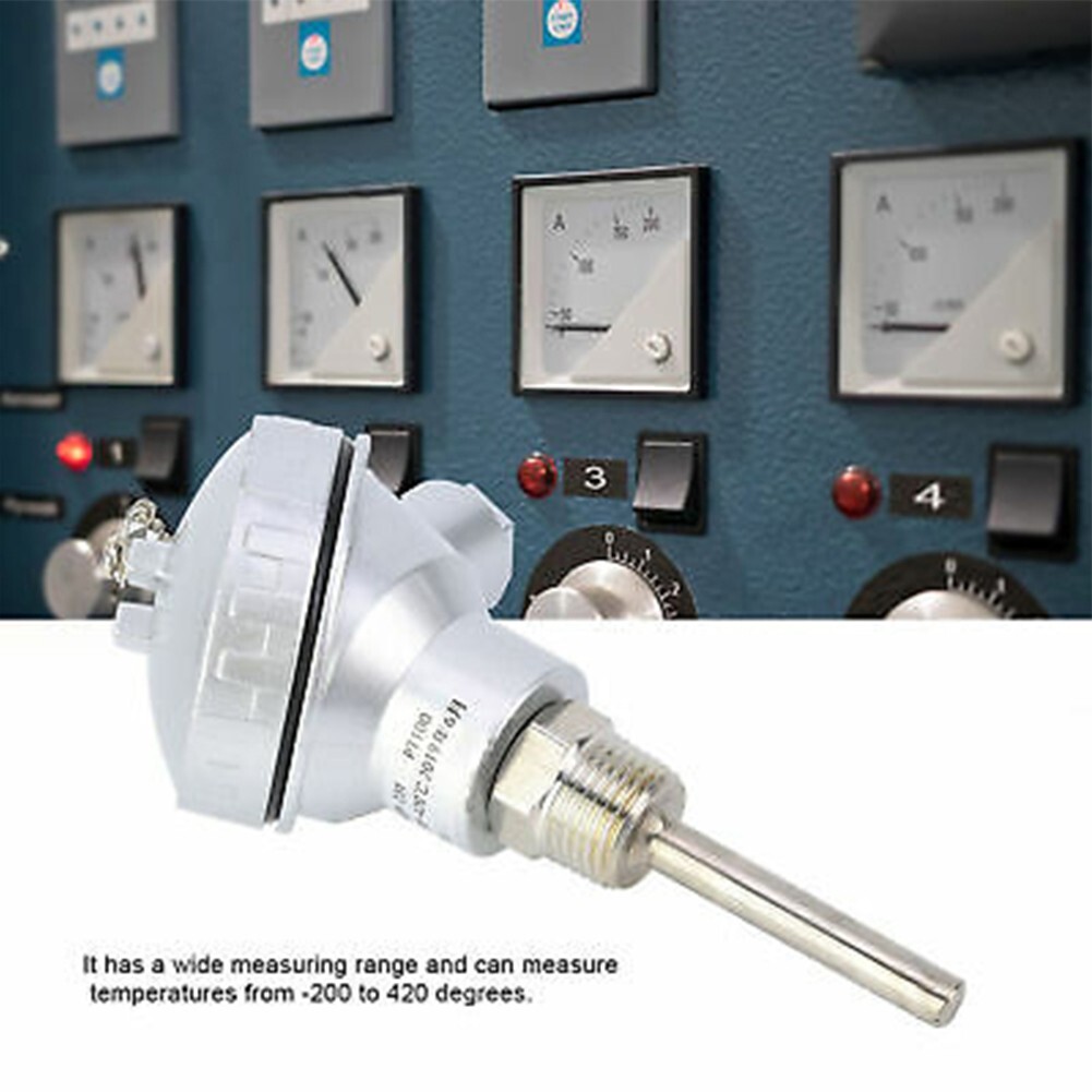 Precise Measurements with RTD PT100 Temperature Sensor Probe and 1/2 NPT Thread