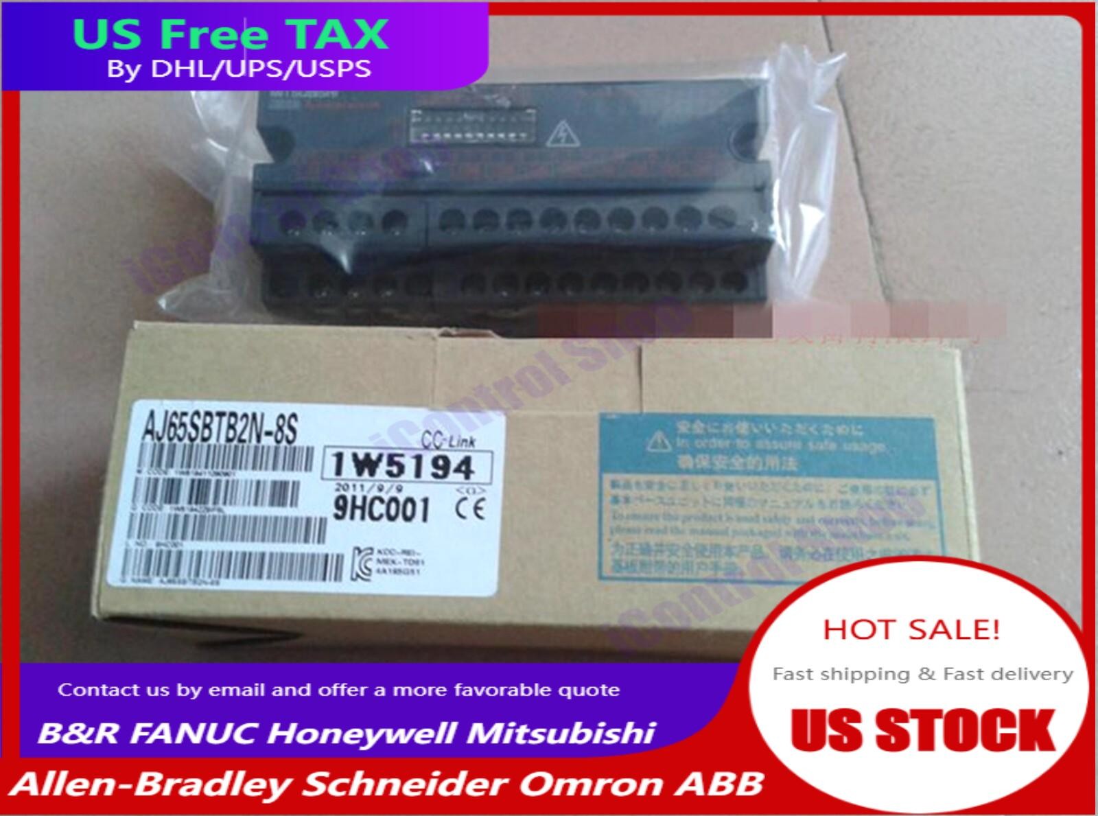 NEW MITSUBISHI AJ65SBTB2N-8S CC-Link System Small Type Remote I/O Module