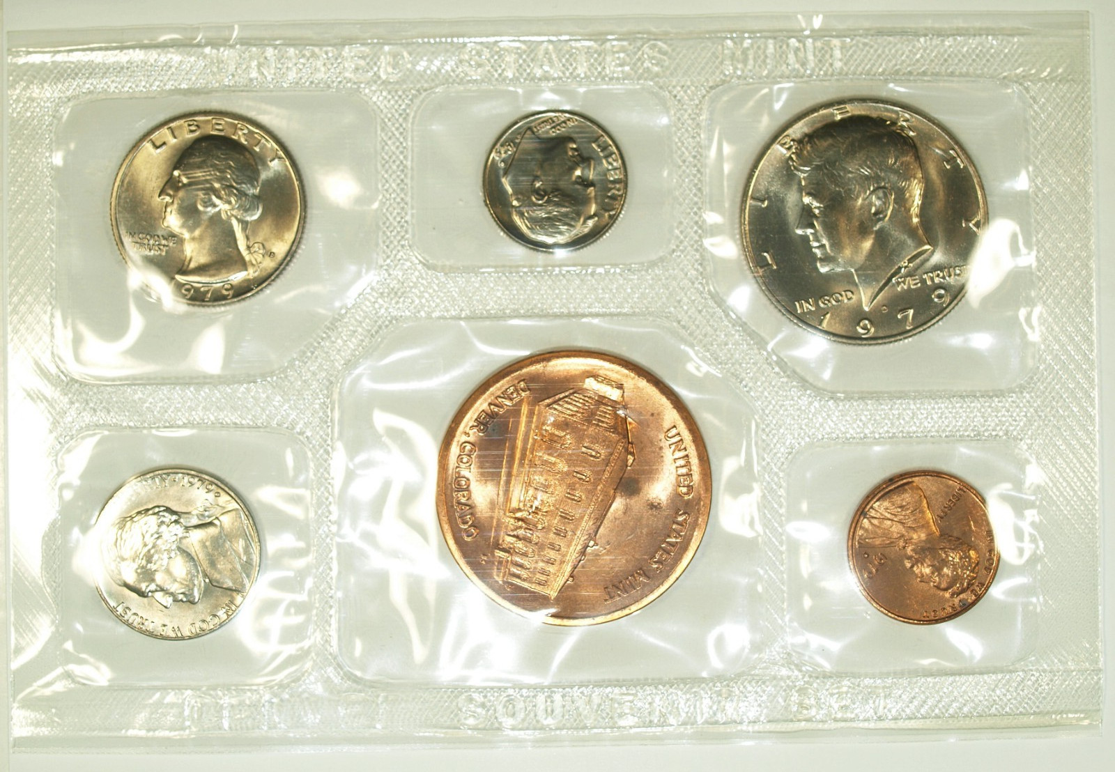 1979 D Official Denver Souvenir US Mint Set ☆☆ Envelope Included ☆☆ 026