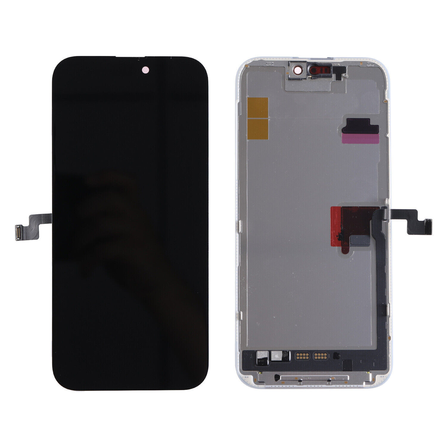 For iPhone 16 Pro Max SOFT OLED Display Touch Screen Digitizer Replacement Frame