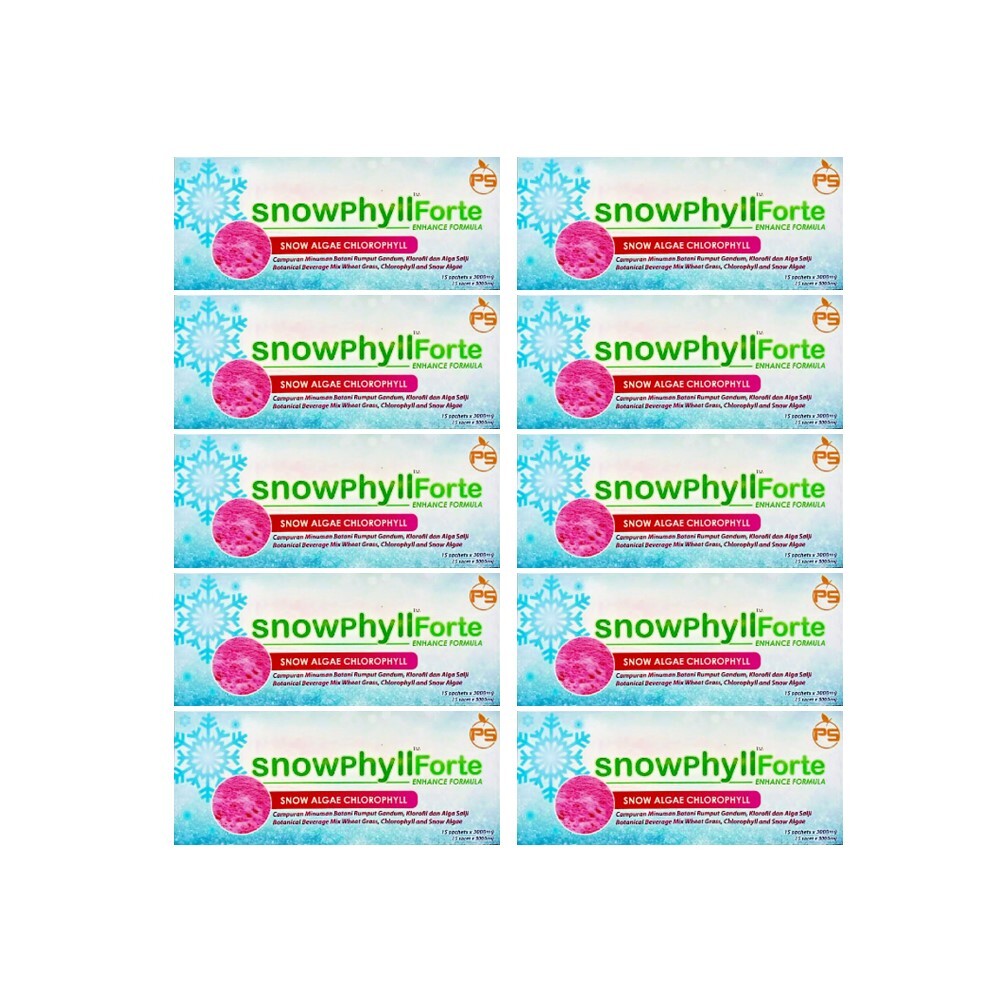 1-10 Packs Phytoscience Snowphyll Detox Forte Snow Algae Chlorophyll Slimming