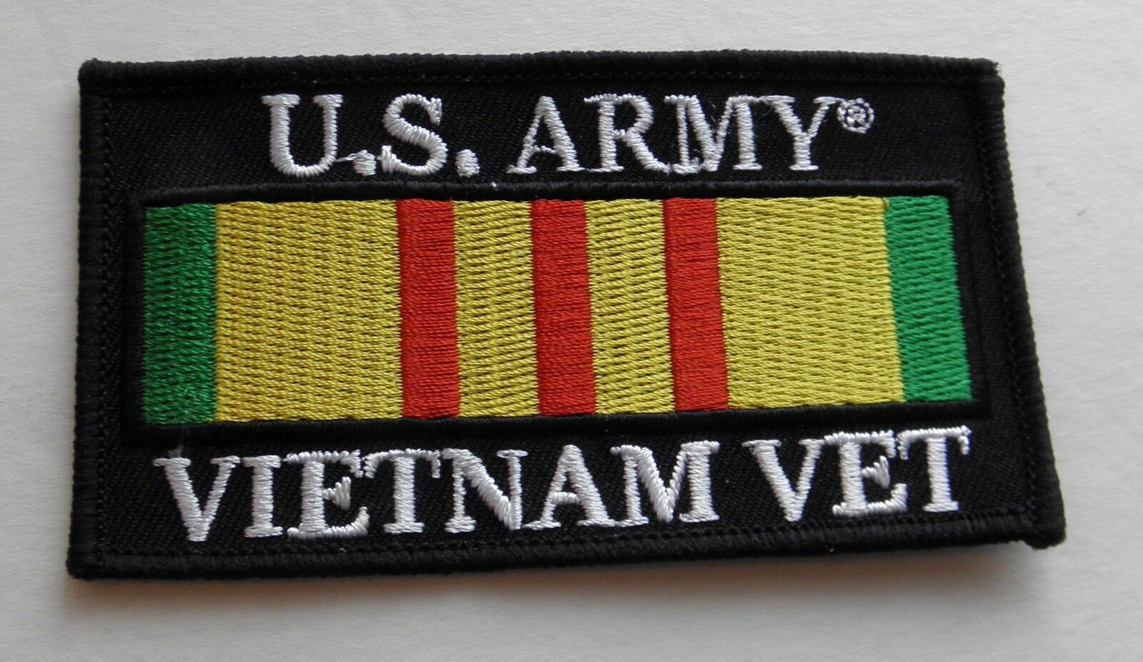 Army Vietnam Veteran Embroidered Patch 4 x 2 inches
