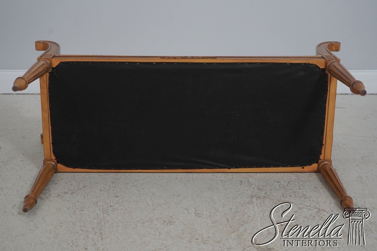 71031: French Louis XVI Cane Side Window Bench