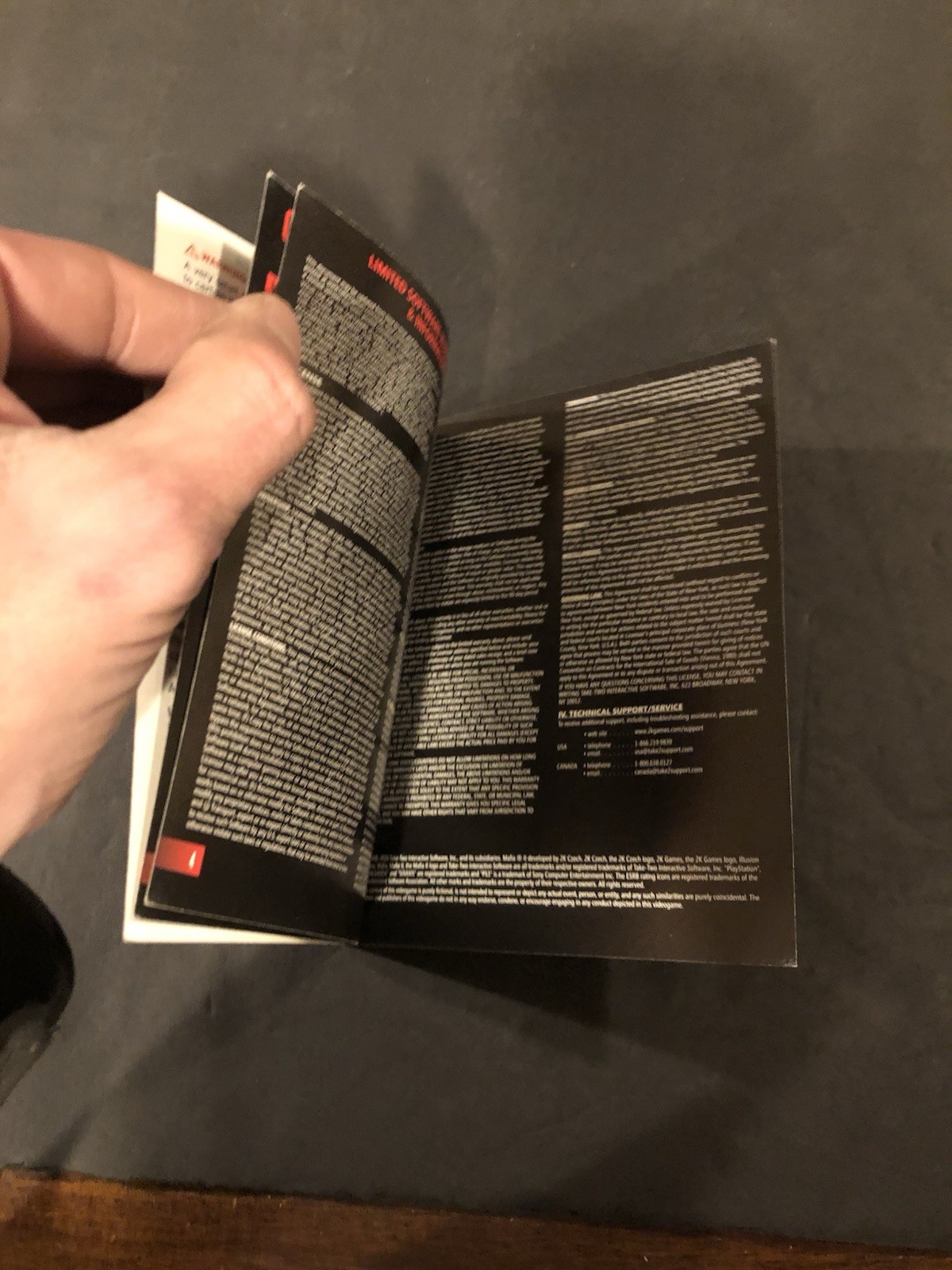 mafia 2 ps3 Manual Only