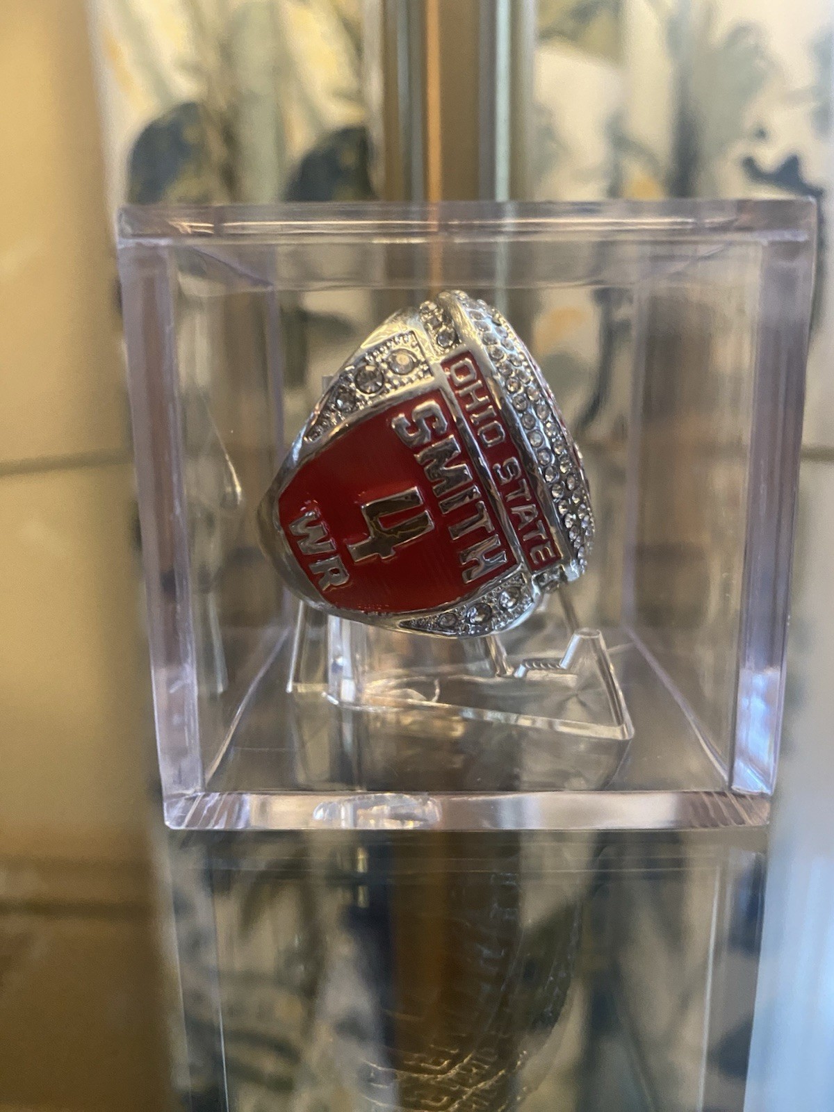 Ohio State Buckeyes 2025 Rose Bowl Championship Ring with Collector Cube