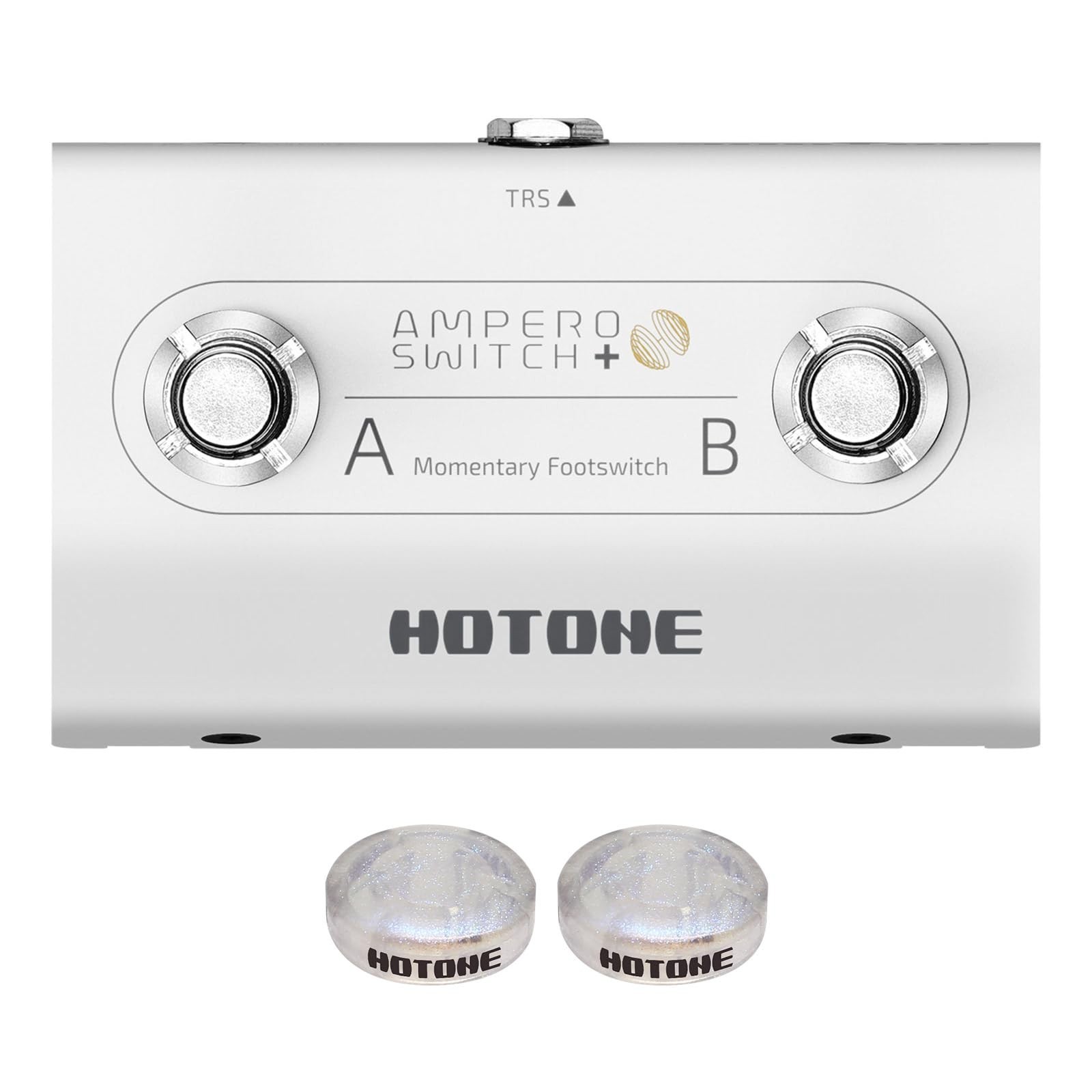 HOTONE Dual Footswitch Pedal Momentary 2-Way Pedal Foot Switch Controller Swi...