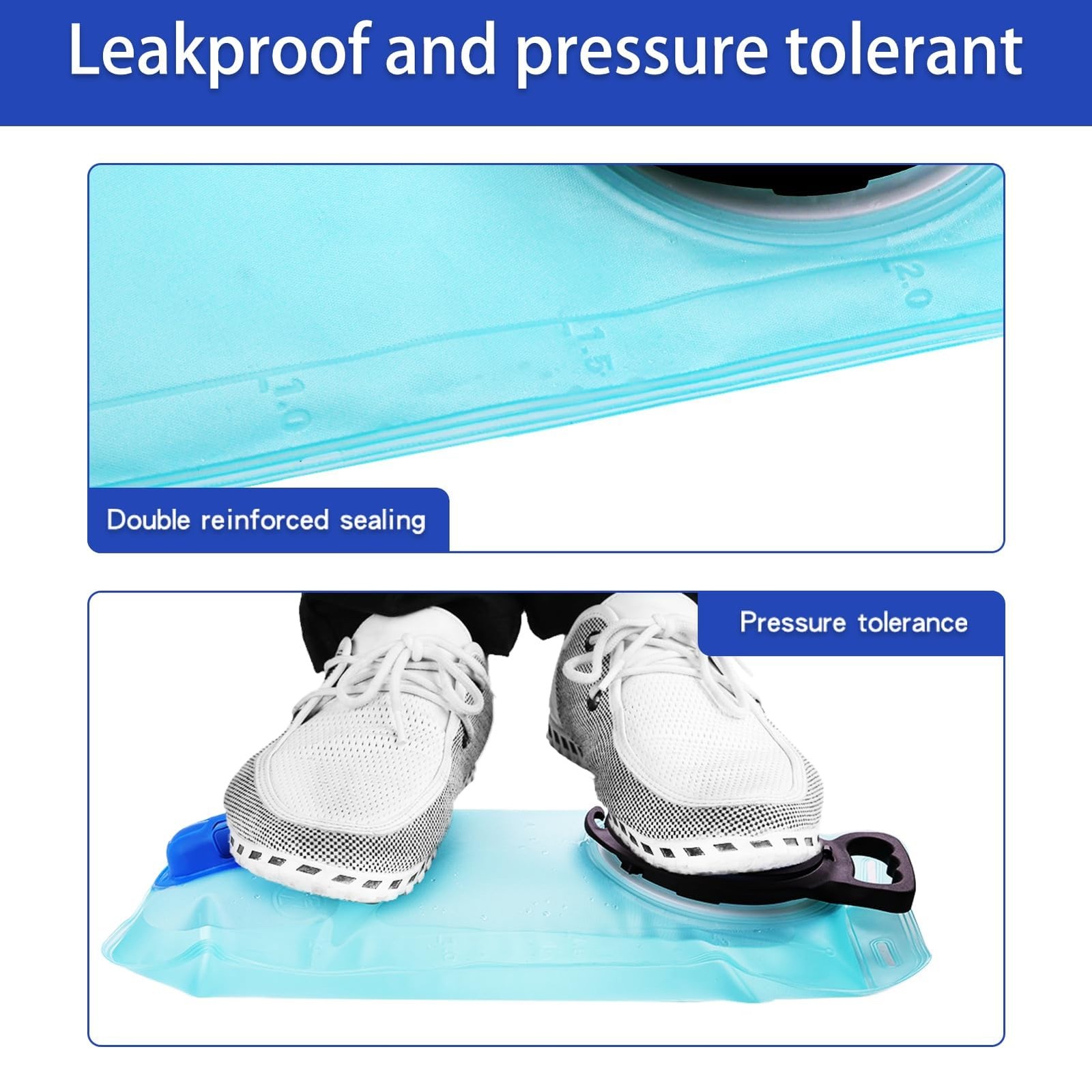 Hydration Bladder, 1.5L Water Bladder for Hiking Backpack Leak Proof Water Re...