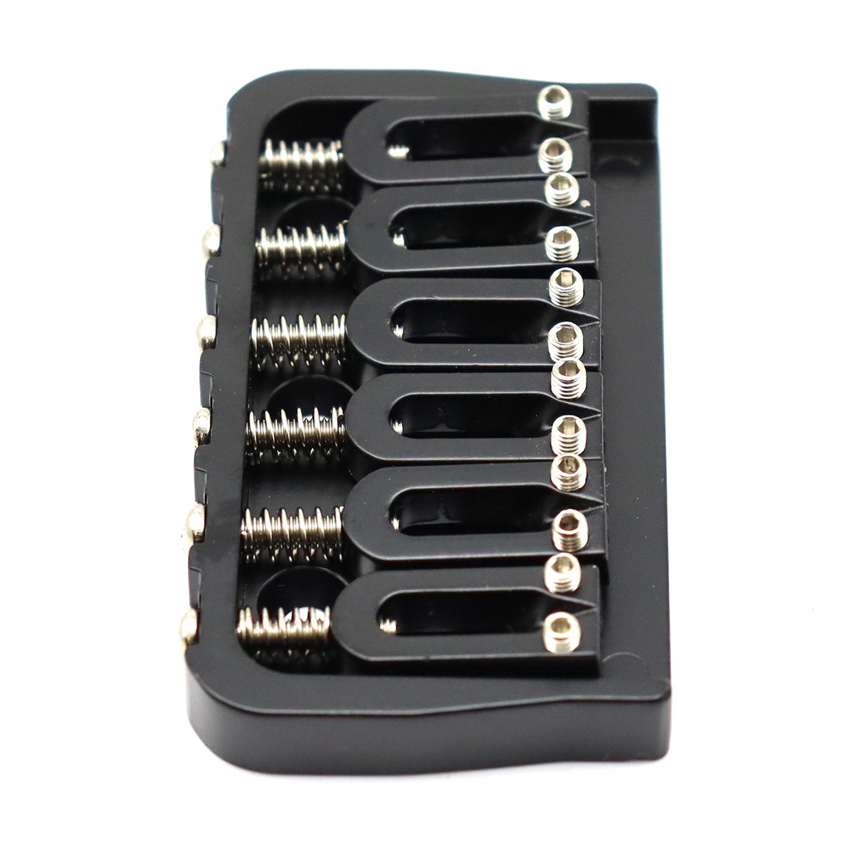 6 Strings Electric Guitar Bridge String Through Body Fixed Bridge Black ﻿Set