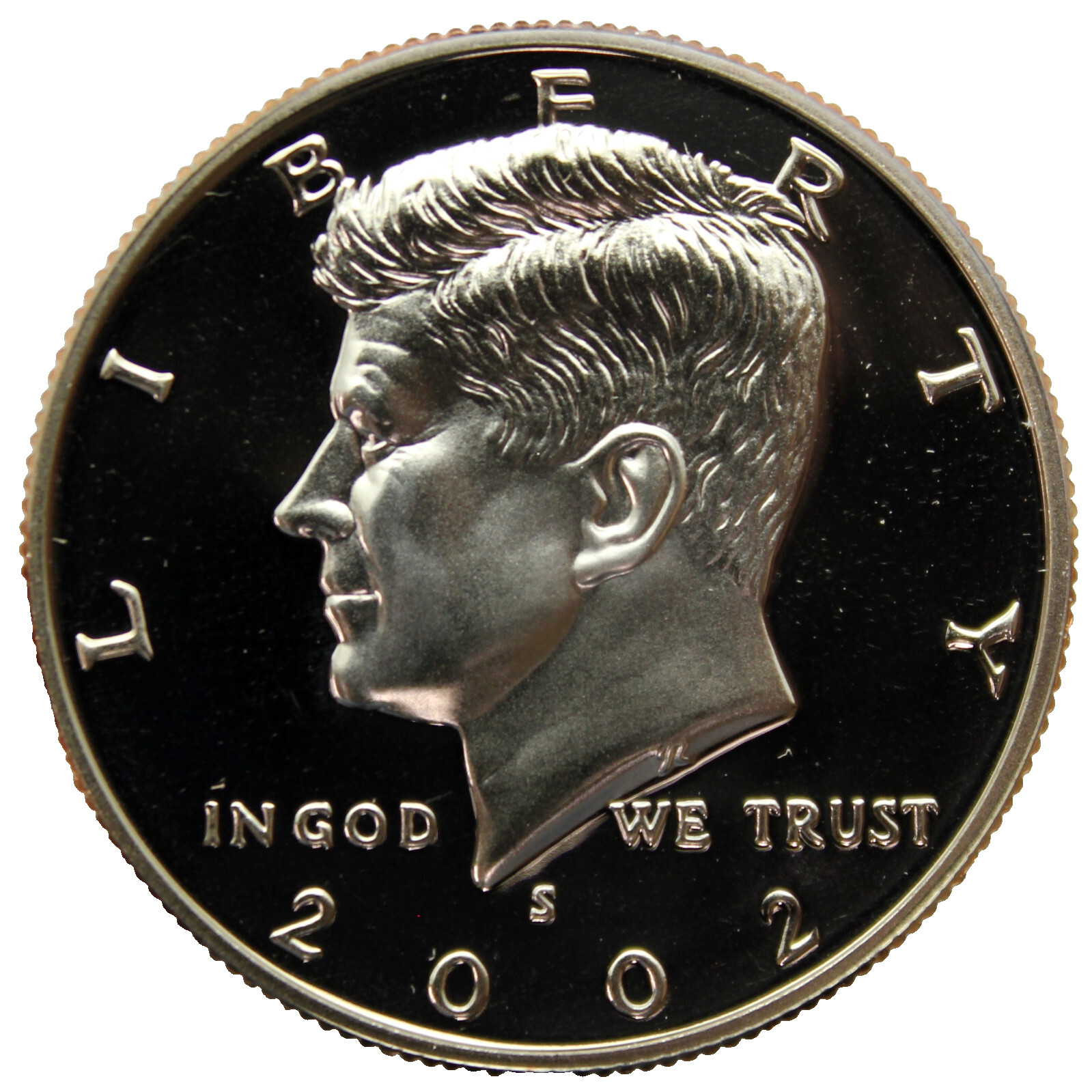 2002-S Proof Kennedy Half Dollar