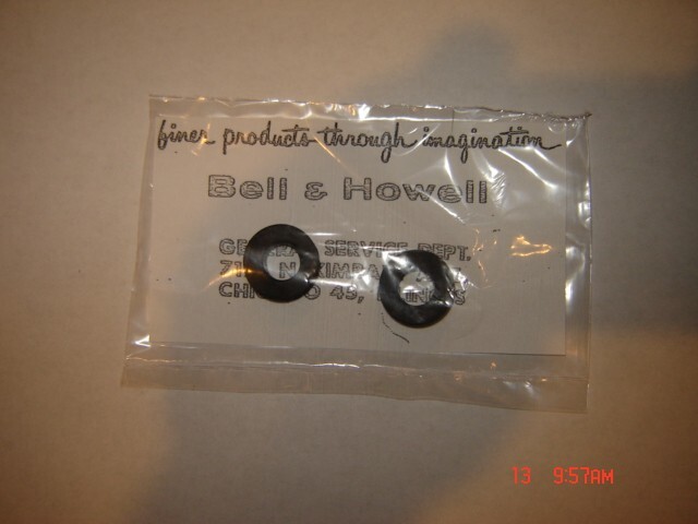 DUAL-8 RUBBER FEED TIRES Bell & Howell 456 and Up,Sears DU-ALL EIGHT,*TWO PIECES