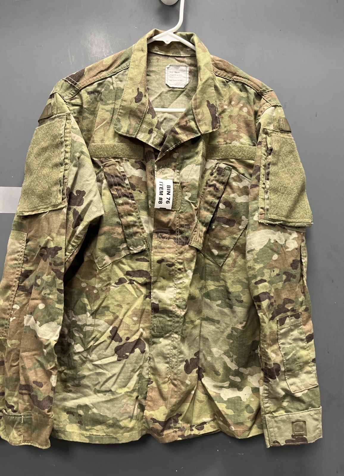 NWOT, Coat, Army, Combat, Unisex, Multicam, OCP, SMALL / REGULAR,    76/8