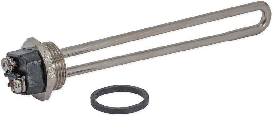 120V X 2000W Straight Electric Water Heater Element High Watt Density, Hot Water