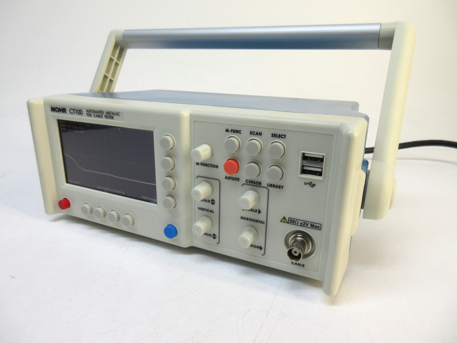 MOHR CT100 High Resolution TDR Cable Testers - 44 Operation Hours, DATA, REMOTE