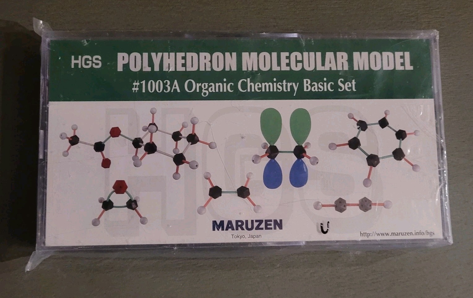 HGS Polyhedron Molecular Model Organic Chemistry Basic Set #1003A Maruzen **NEW