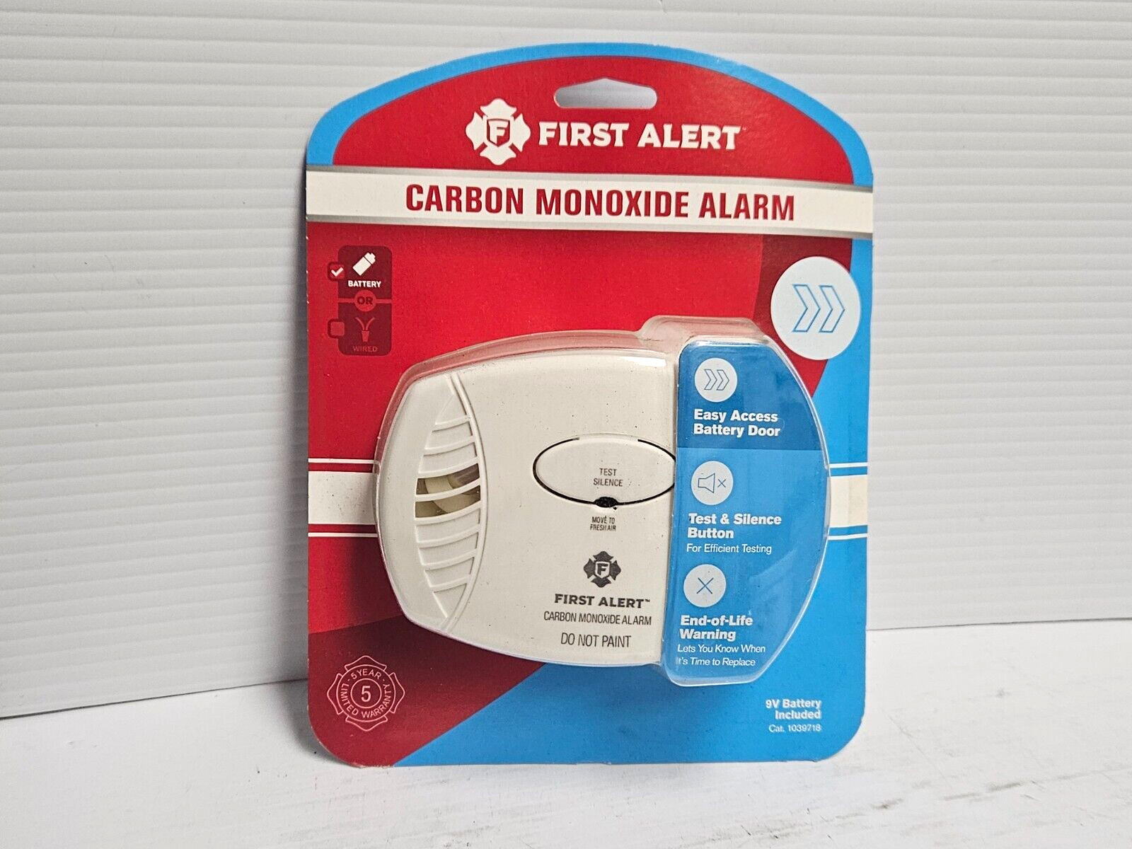 NEW FIRST ALERT CARBON MONOXIDE ALARM 1039718