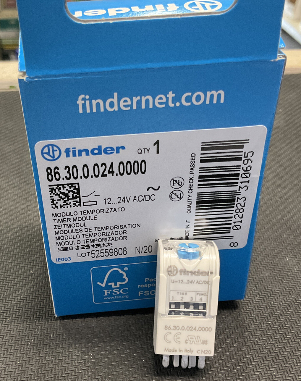 86.30.0.024.0000 - TIMER - 12..24V   AC/DC