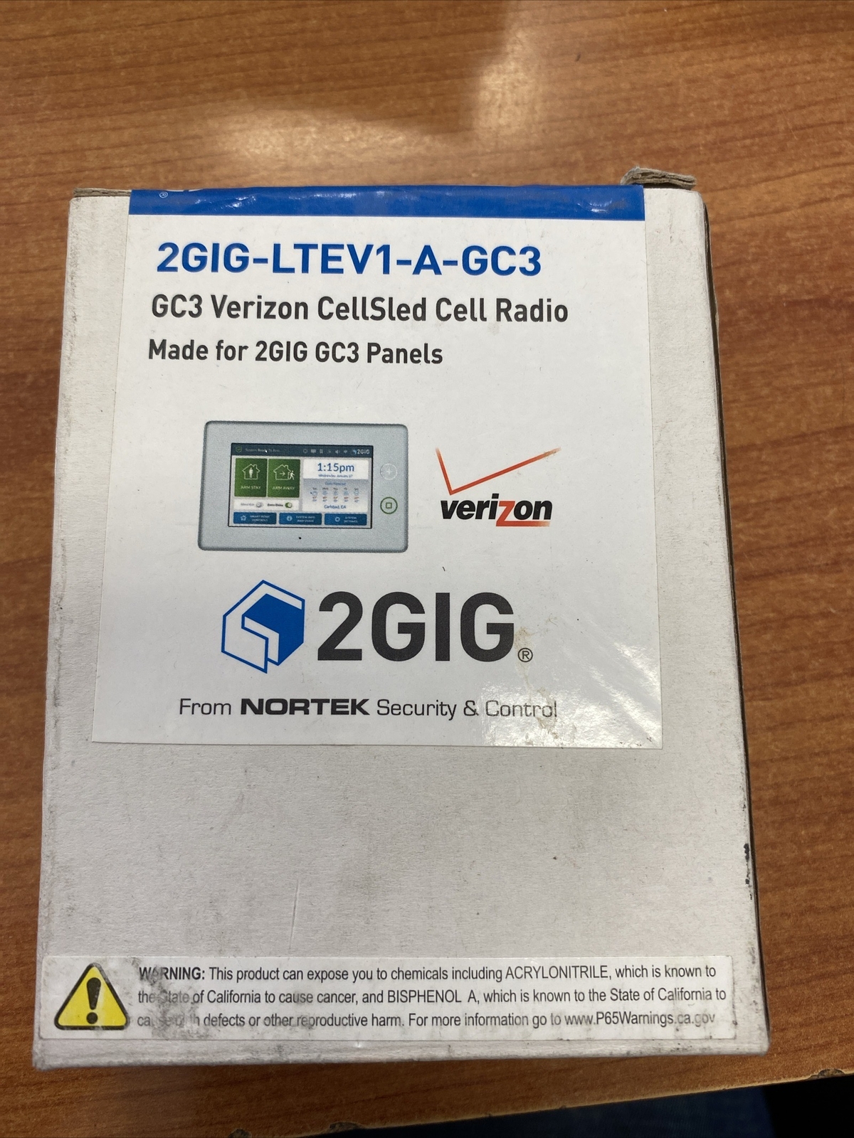 2GIG-LTEV1-A-GC3 GC3 Verizon CellSled Cell Radio Made for 2GIG GC3 Panels. NEW.
