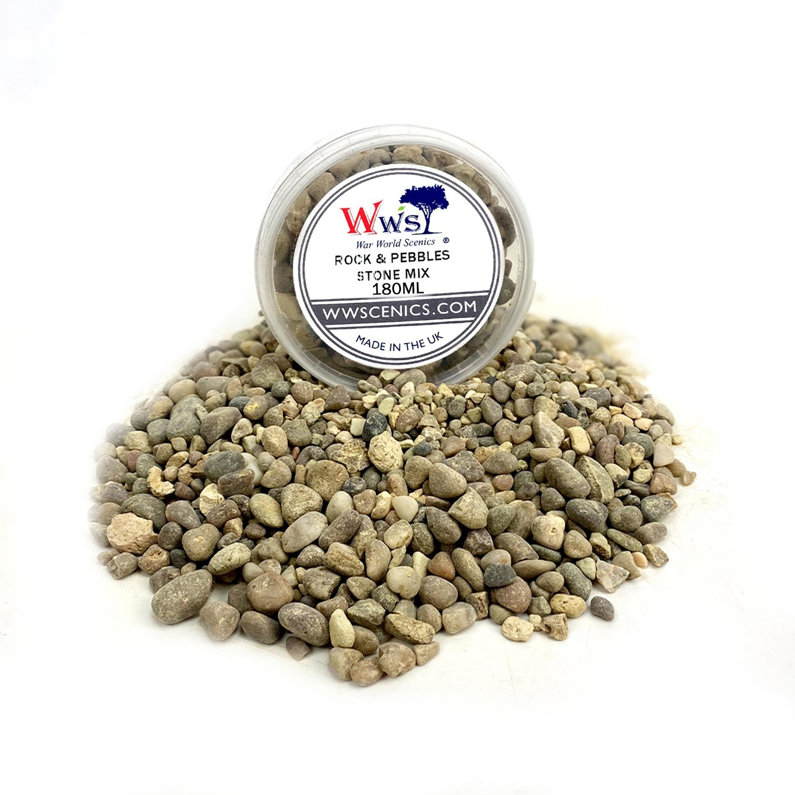 Rock & Pebble Stone Mix | Wargame Scenery & Basing Material