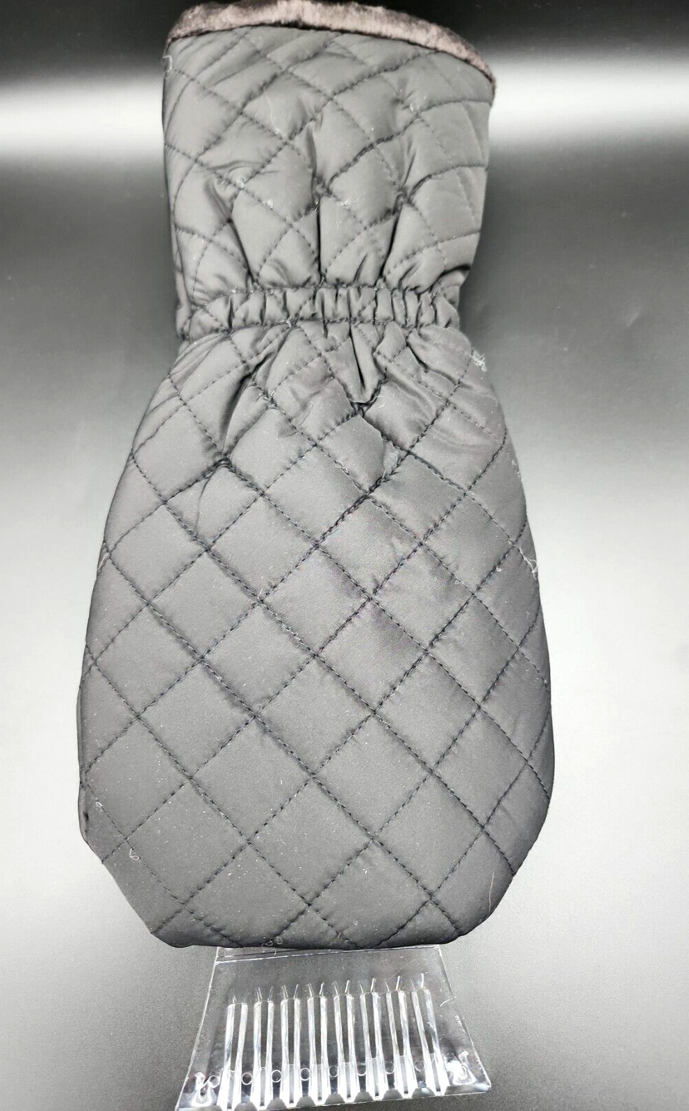 Delux Ice Scrapper Plush Insulated Mitt