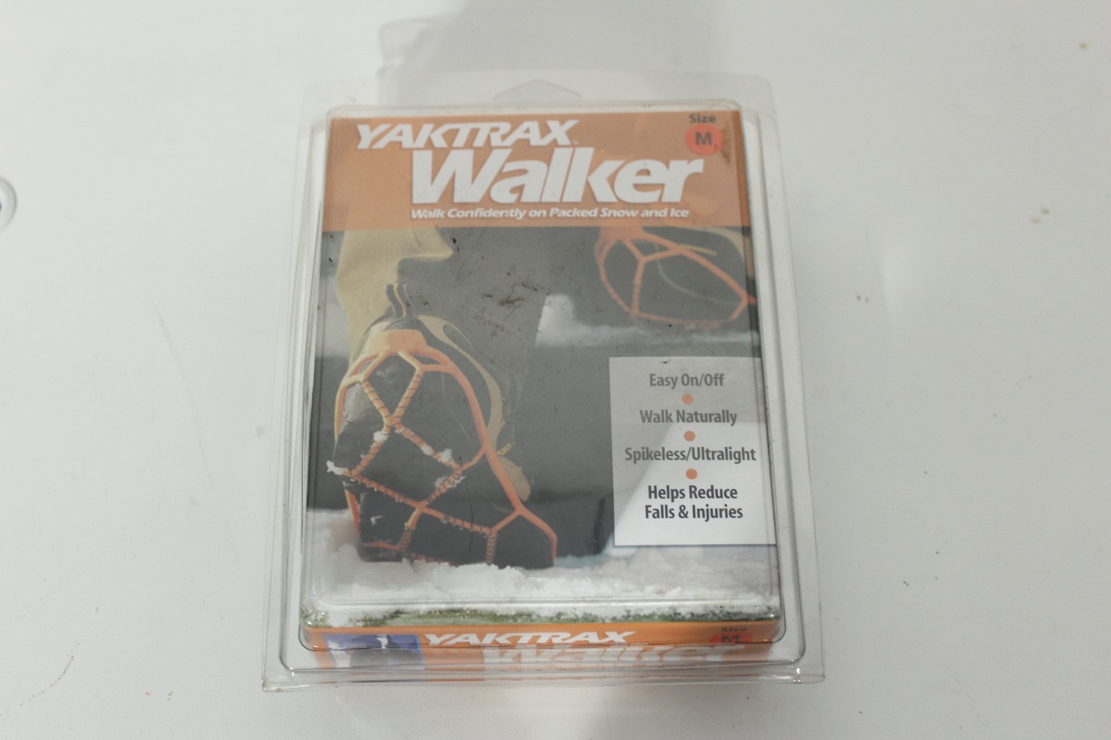 Yaktrax Black Walker Traction Cleats for Snow & Ice Traction Size M