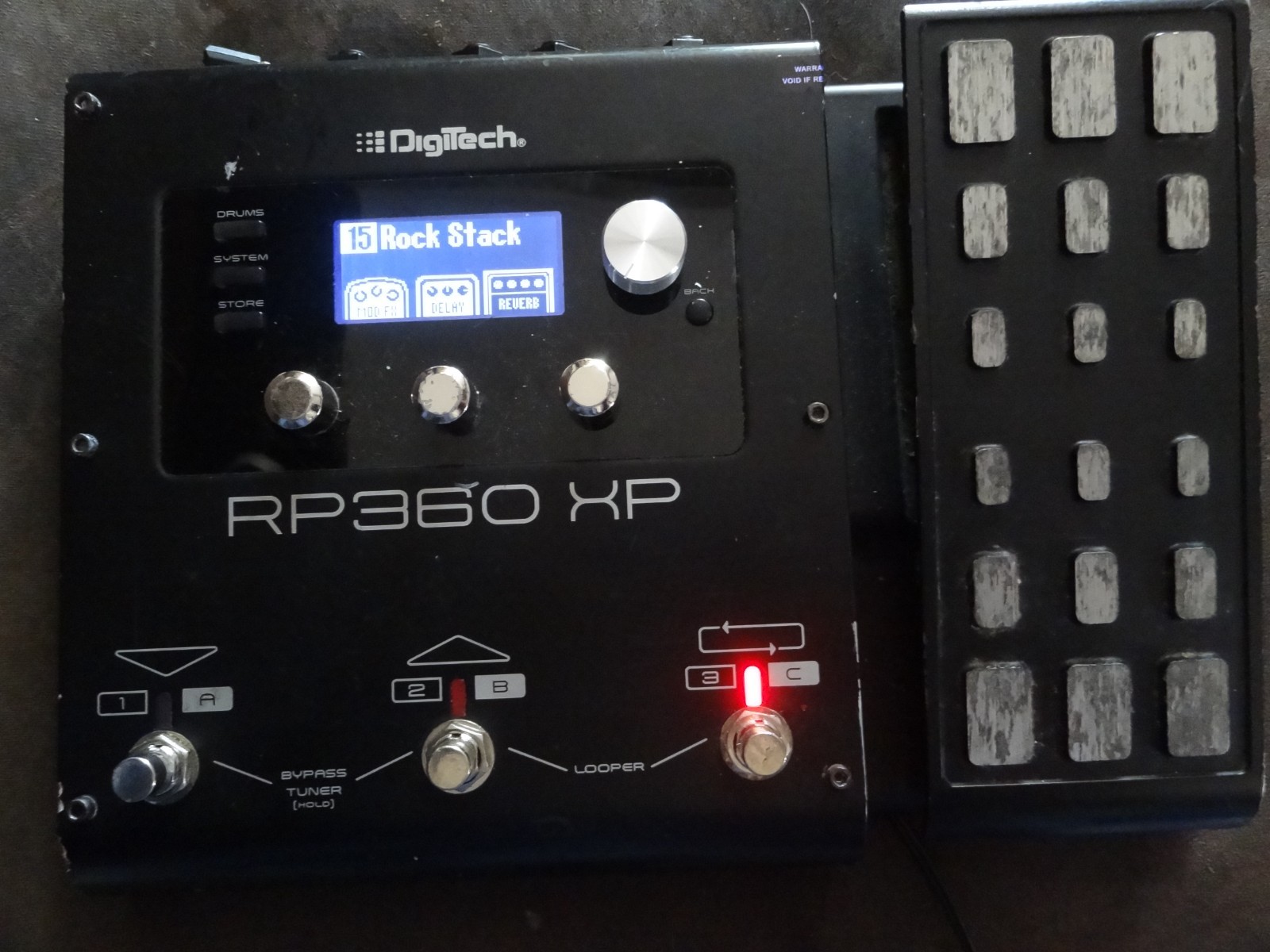 DigiTech RP360 XP Guitar Multi Effects Processor Pedal w/Expression Pedal Tested