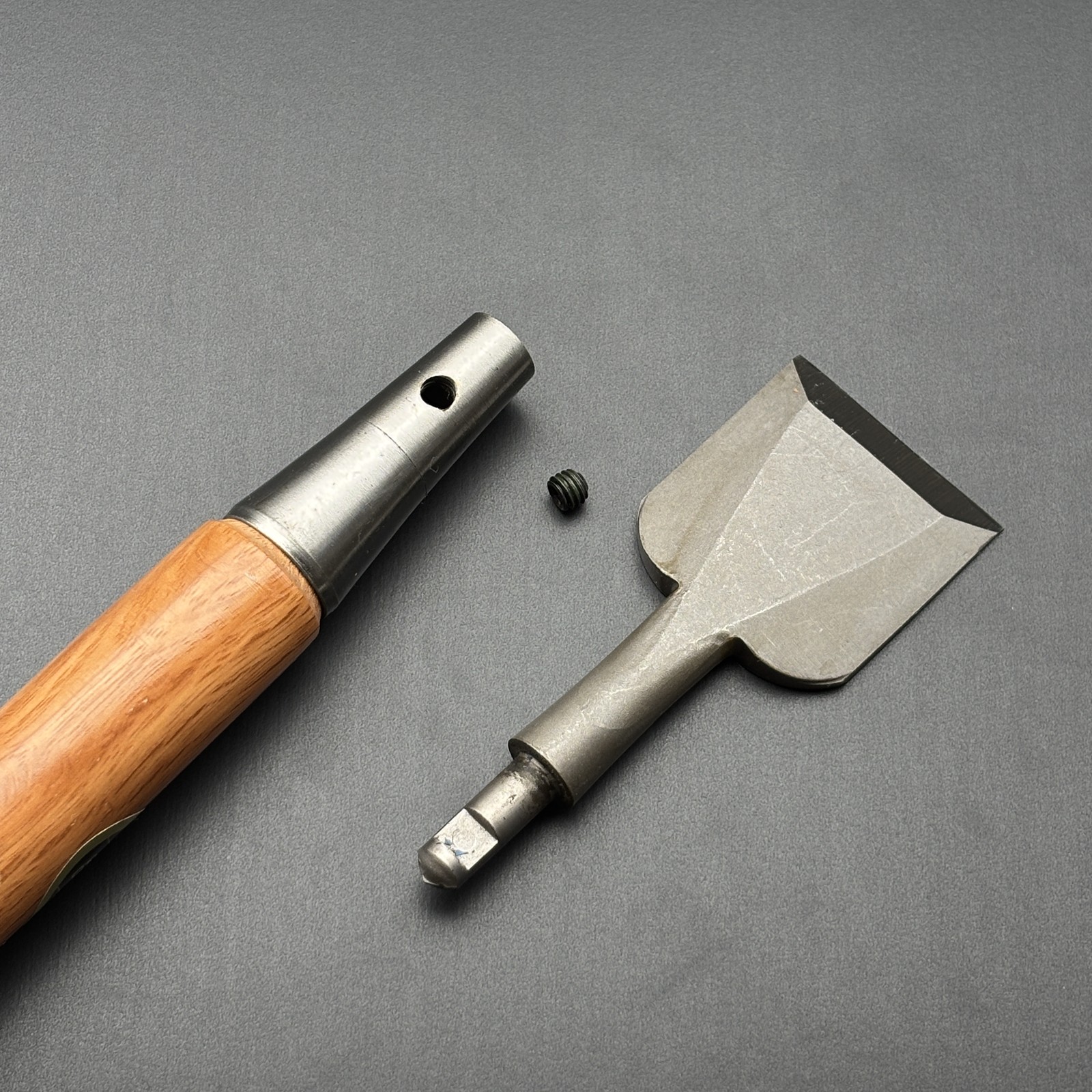 Kakudo 覚道 HSS Oiire Nomi 10pc Set 3-42mm Replaceable Blade Red Oak NOS
