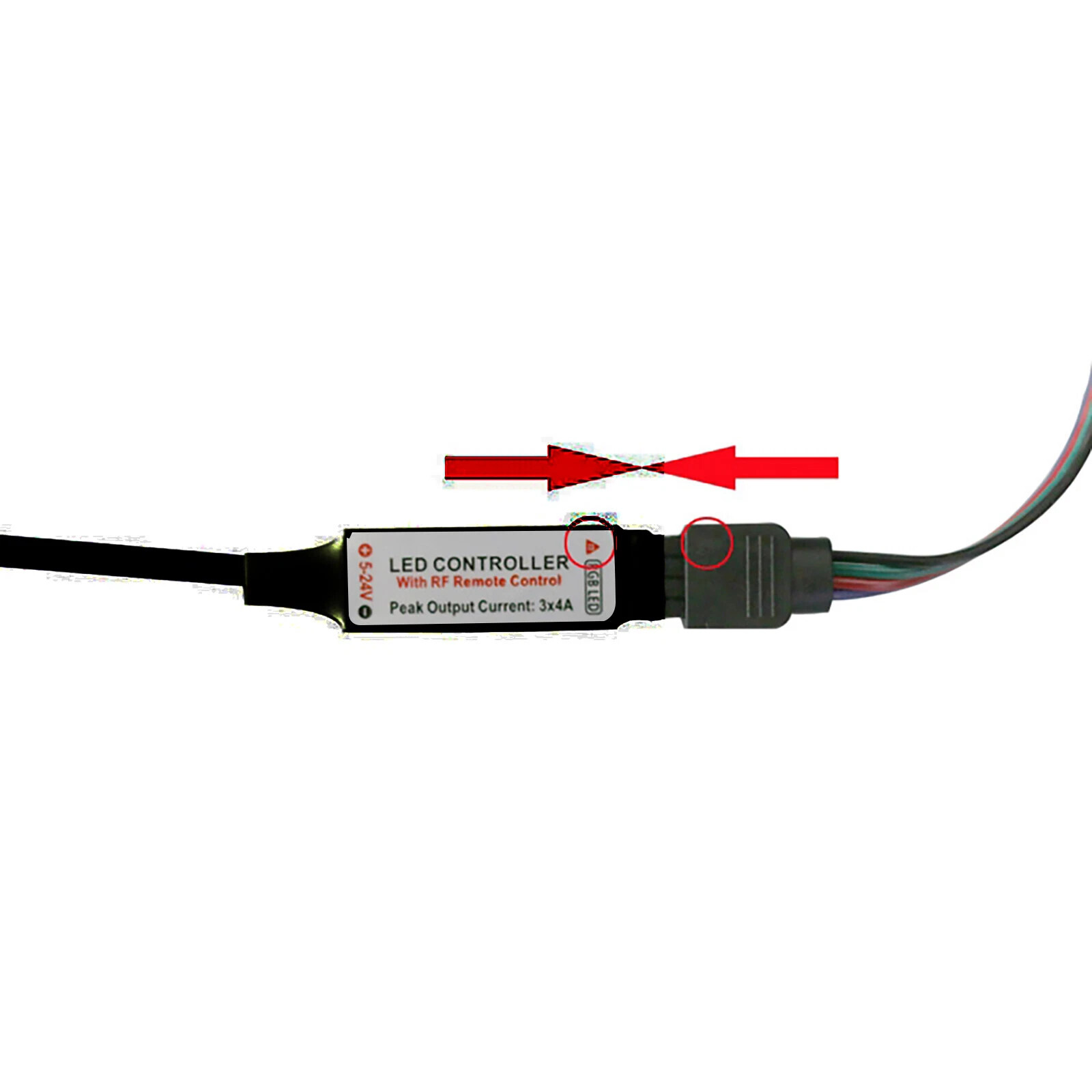 NEW RGB Led Strip Controller 17 Key RF Wireless Remote DC 5V-24V USB Connector