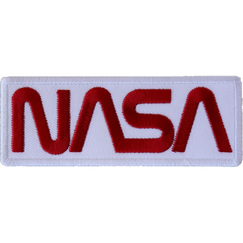 Embroidered Patch, NASA Space Patch, 4" x 1.5" (10.2 cm x 3.8 cm)