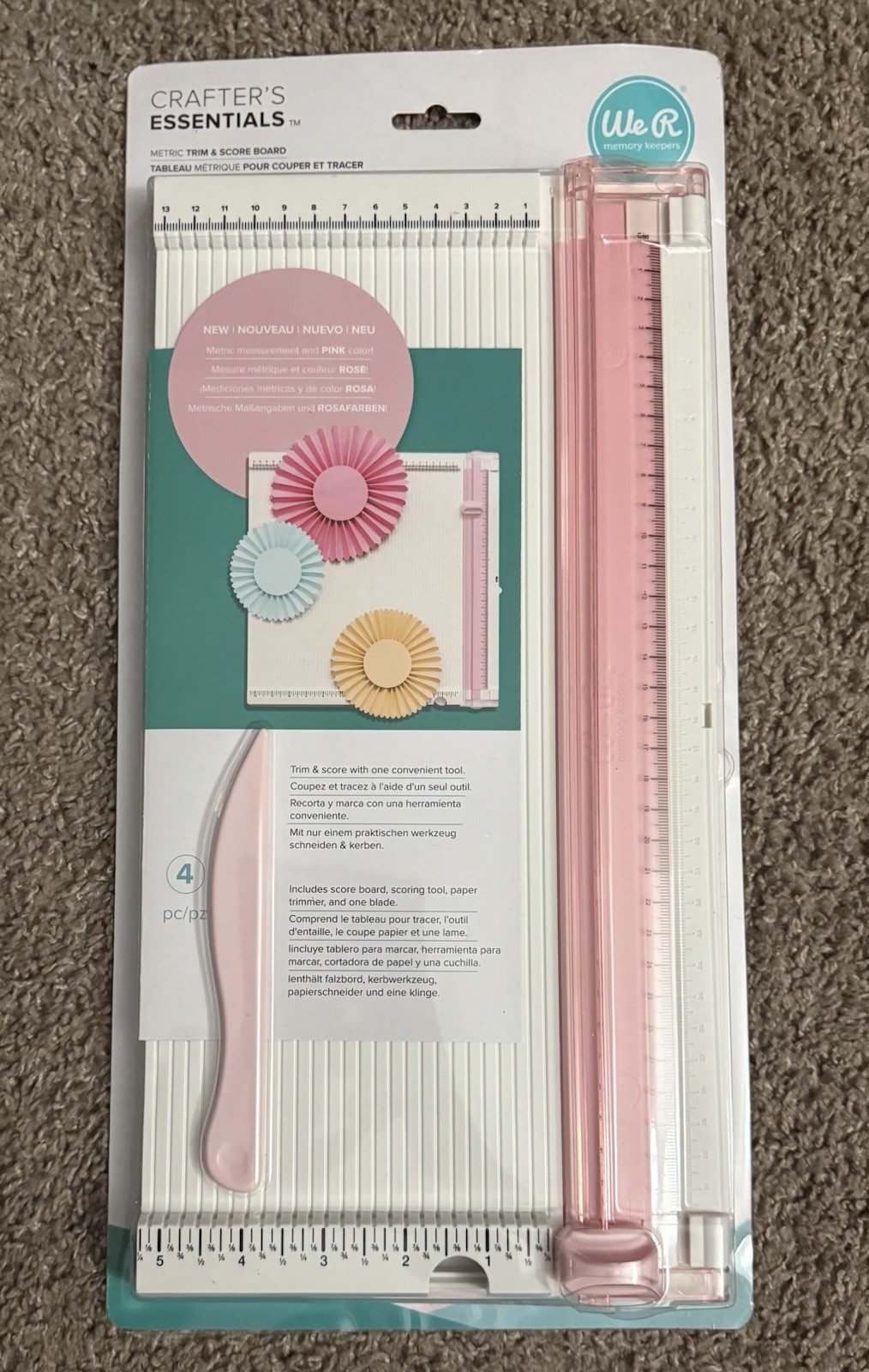 Crafter’s Essentials~ We r Memory Keepers Metric Trim & Score Board
