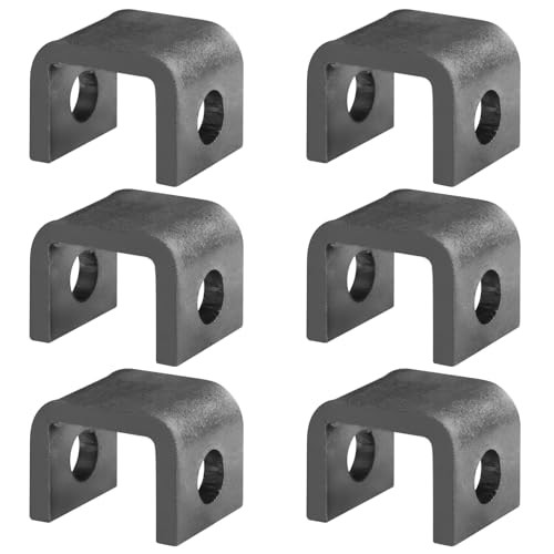 6 Pack Rear Trailer Leaf Spring Hanger Fits 1-3/4" Spring, Weld On Axle