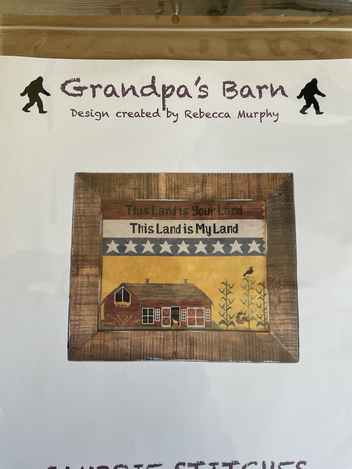 Cross Stitch Pattern Grandpa’s Barn New