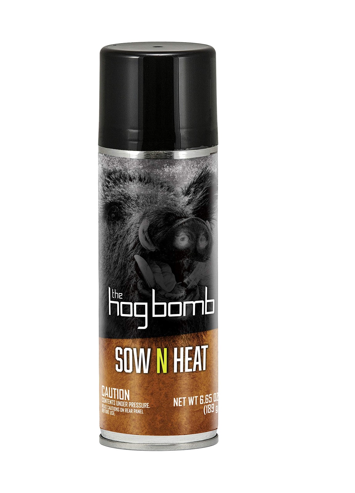 Hunters Specialties Hog Bomb Sow 'N Heat Aerosol Spray | One Size, black