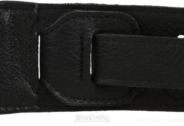 Levy's M26GP Garment Leather Guitar Strap - Black