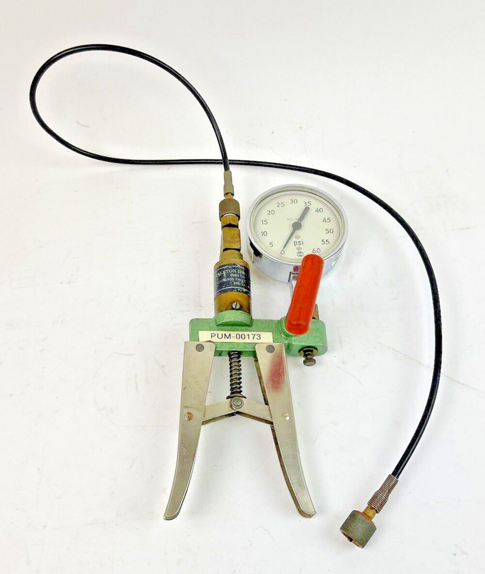 RALSTON INSTRUMENTS - HYDRAULIC HAND PUMP - 0-60 PSI - PUM 00173 - CALIBRATOR