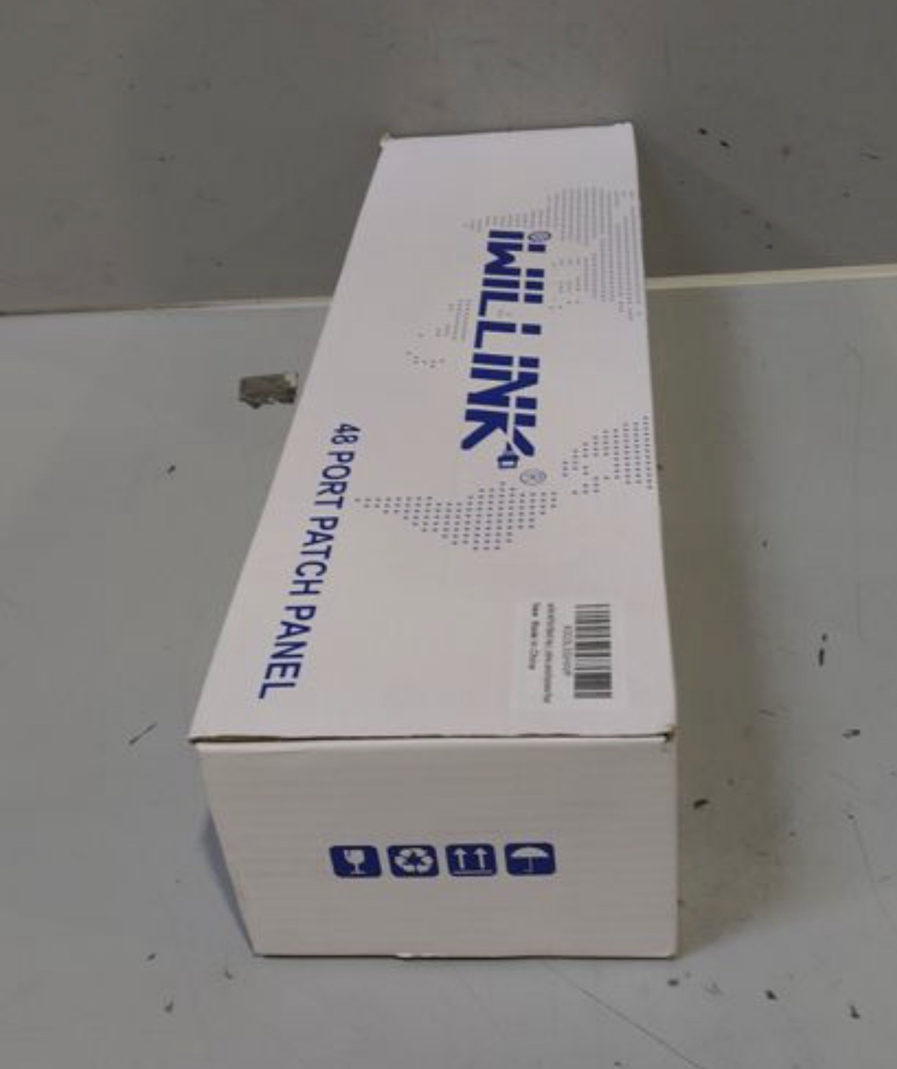 iwillink Blank 48-Port Keystone Patch Panel, 2U 19'' Rackmount/Wallmount with