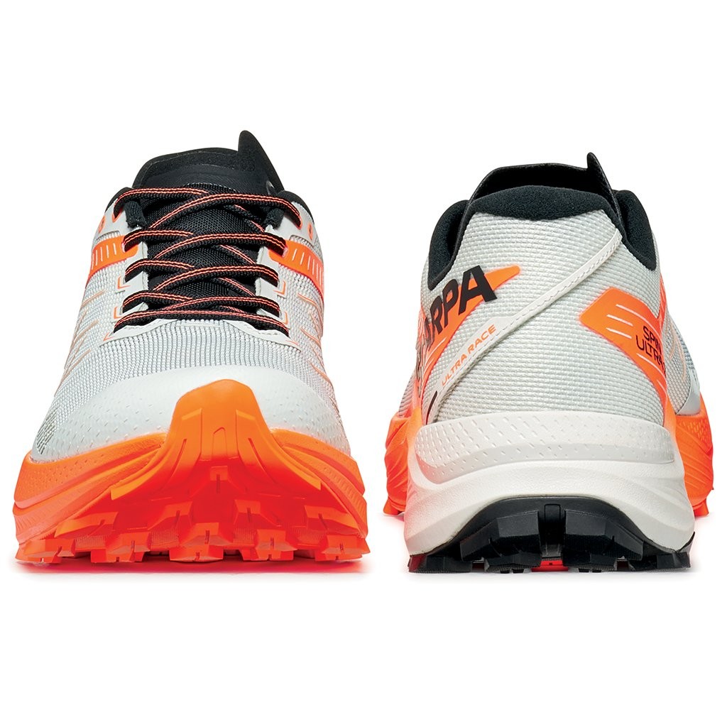 - Spin Ultra 2 Men's Trail Running Shoes, Ice/Neon Orange