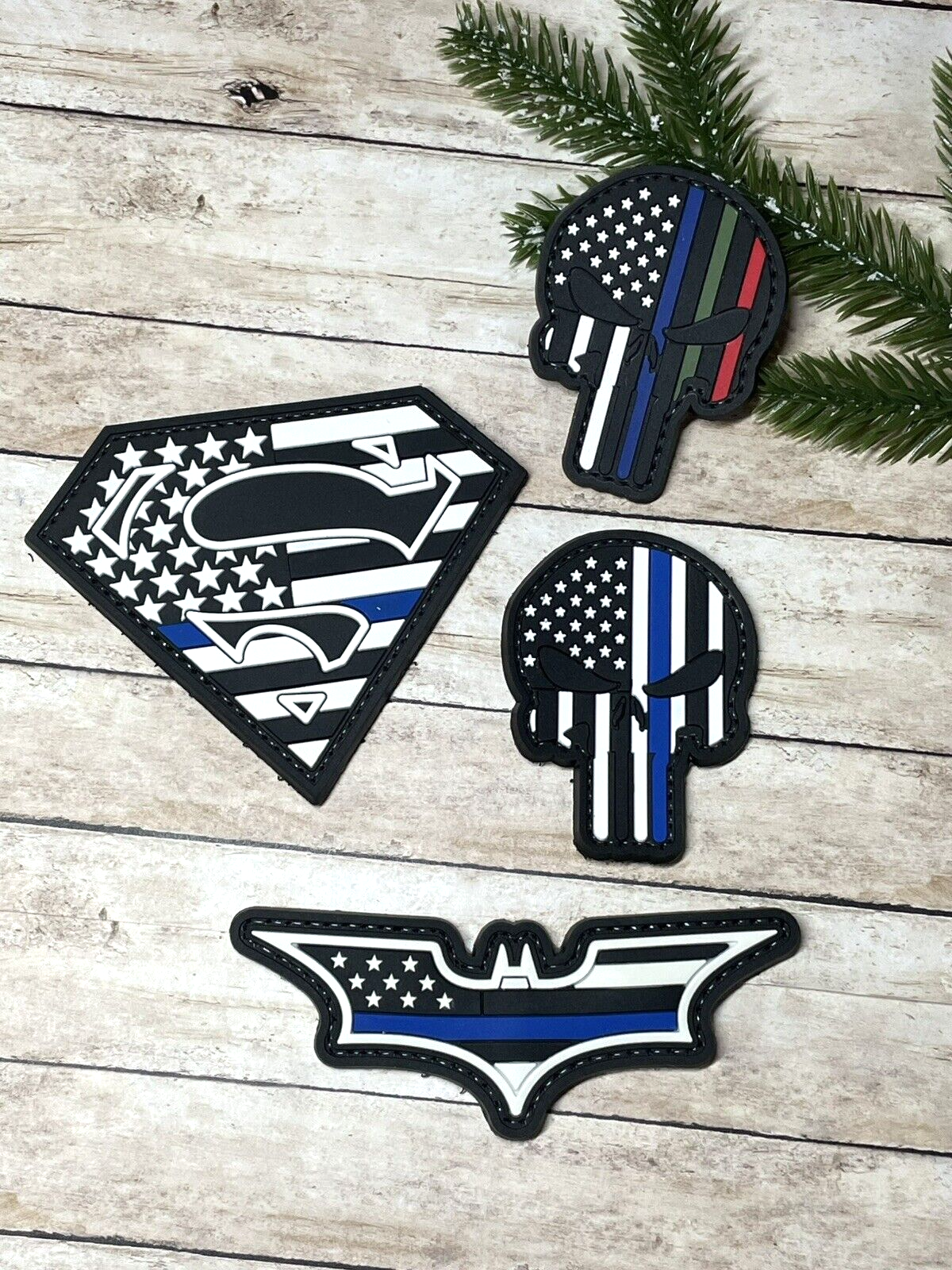 Superman PVC Patch - Tactical Morale Patch - Superman USA Flag Patch Superhero