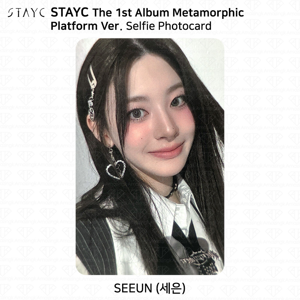 StayC The 1st Album Metamorphic Platform Ver Official Selfie Photocard QR Card