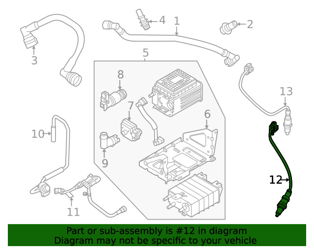 Genuine Ford Oxygen Sensor H1BZ-9F472-E