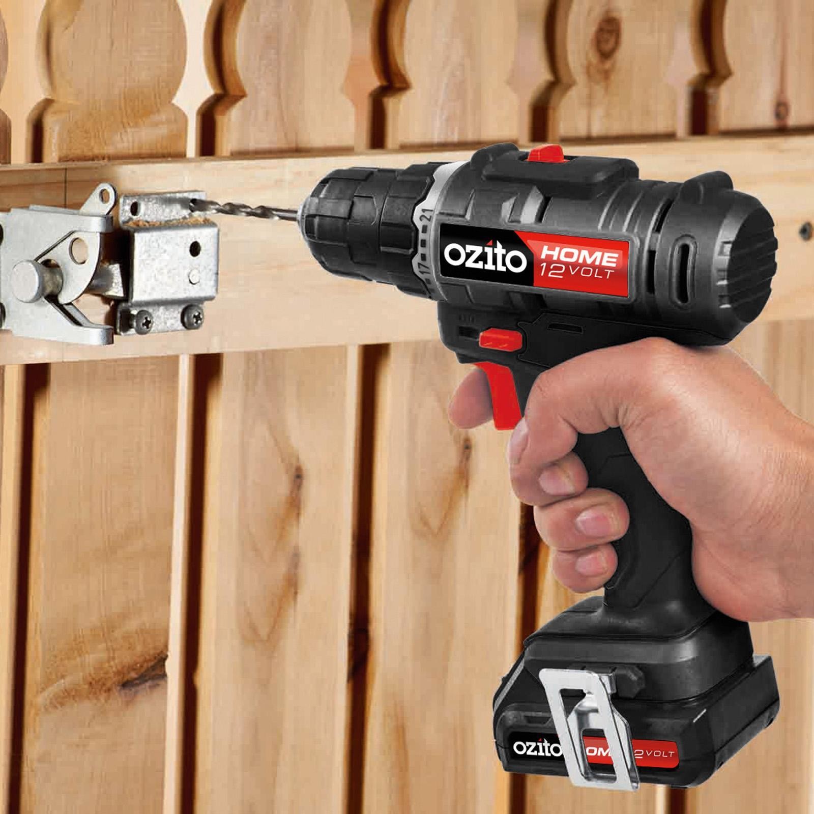 Ozito Home 12V Cordless Drill Driver Kit