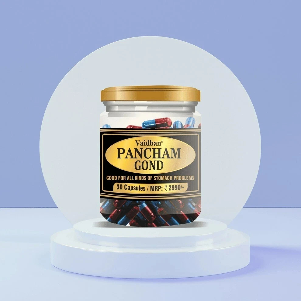 Vaidban Pancham Gond 30 Caps For Weight Wellness (FREE SHIPPING)