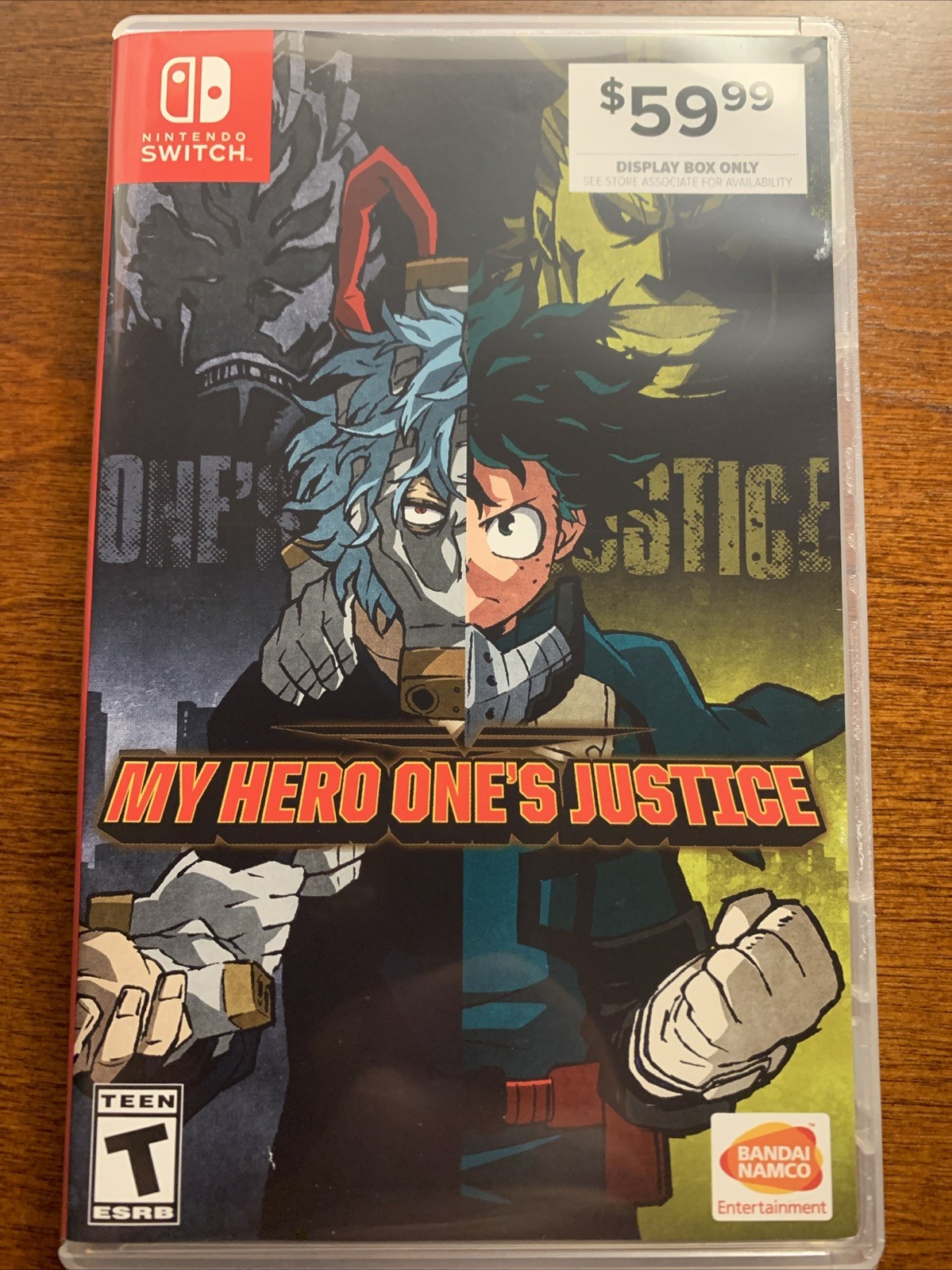 My Hero One’s Justice / Nintendo Switch / Authentic Display Box Only / **NO GAME