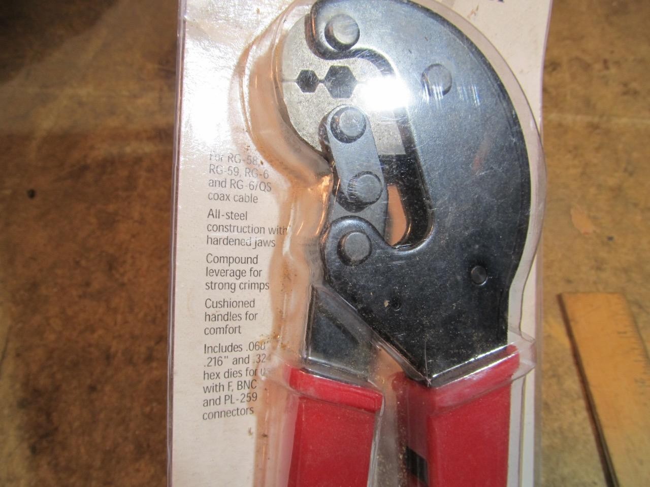 Radio Shack 278-238 Coaxial Cable Hex Crimping Tool