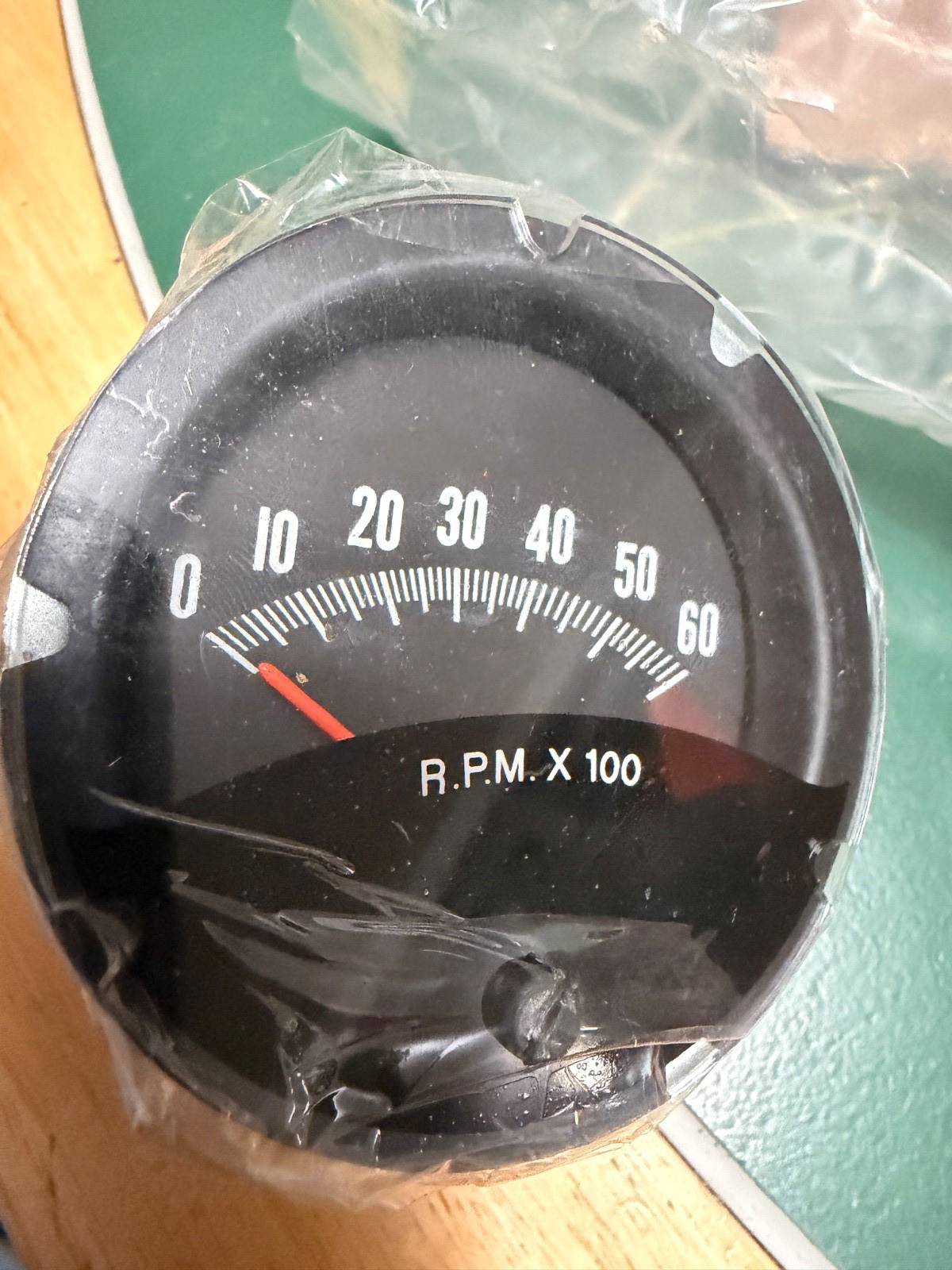 1965 FORD MUSTANG 6,000 RPM TACHOMETER  FOR RALLY PAC C5ZZ 17360-8-6K  289 V8