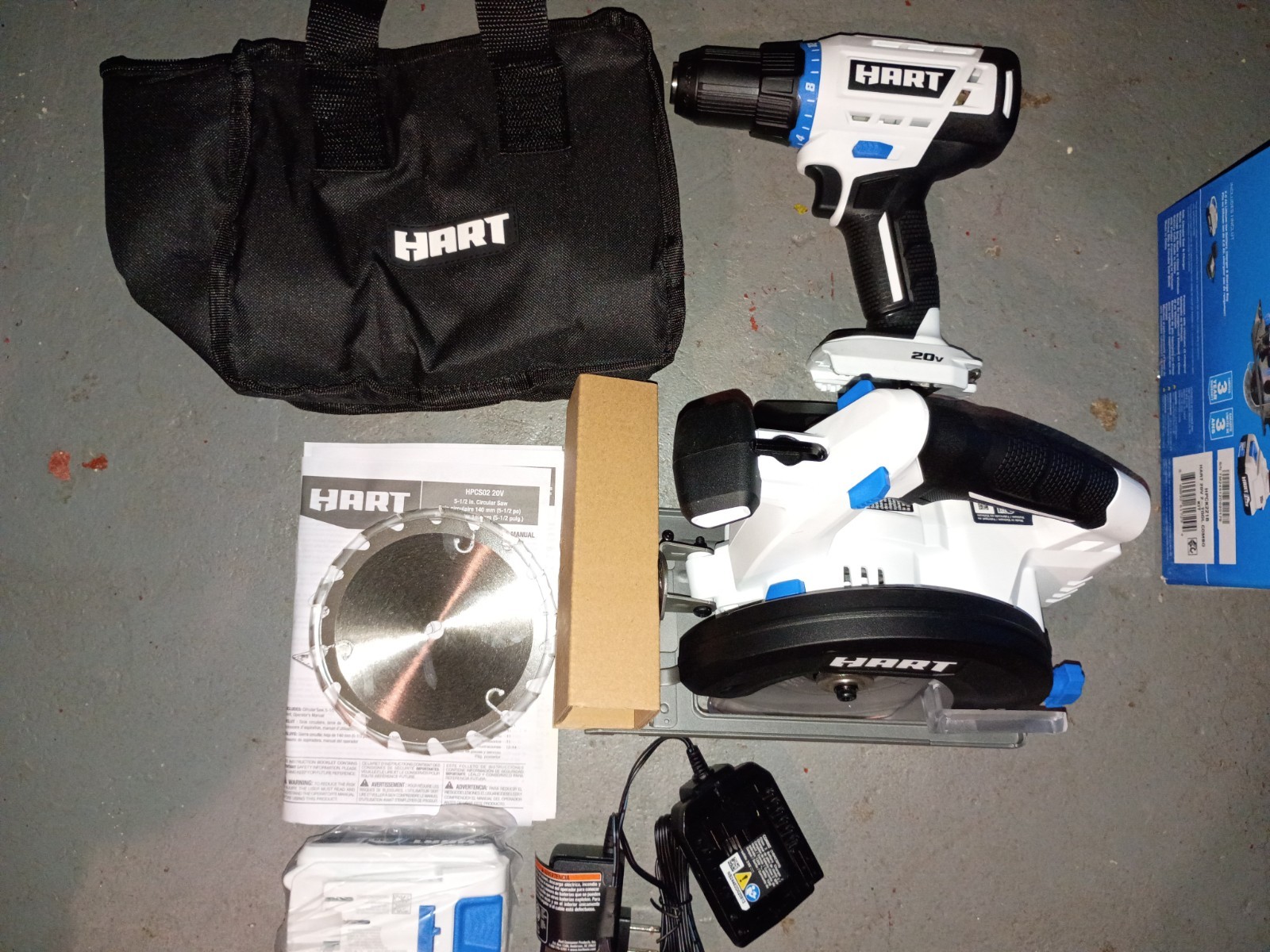 Hart 20v 2 Tool Combo Kit