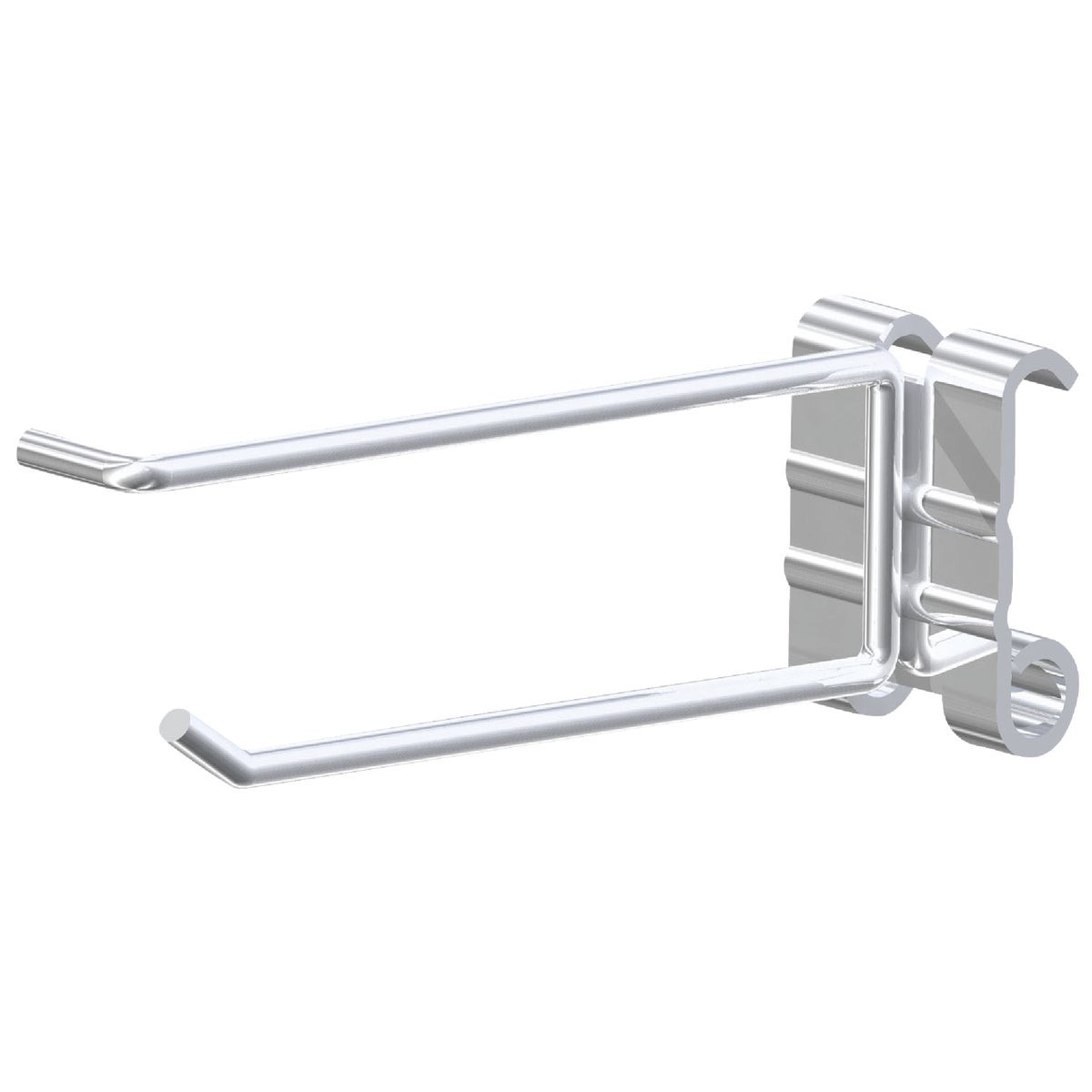 Siffron 6 In. Metal 1-Piece Curl Back Crossbar Peg Hook 7144301000 Siffron