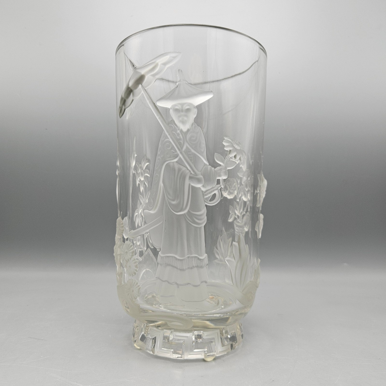 Vintage Verlys Mandarin Glass Vase