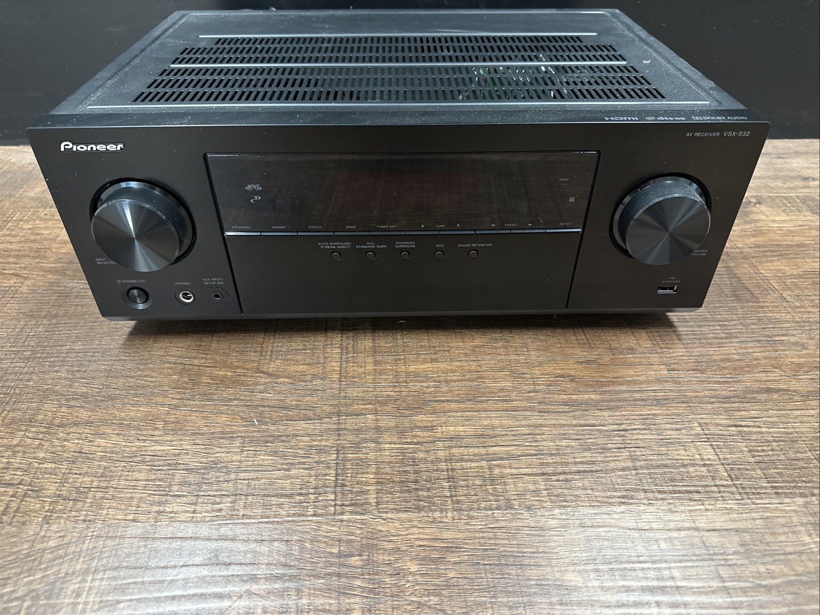 Pioneer VSX-532 5.1 AV Receiver – Powers On Then Shuts Off – Parts / Repair