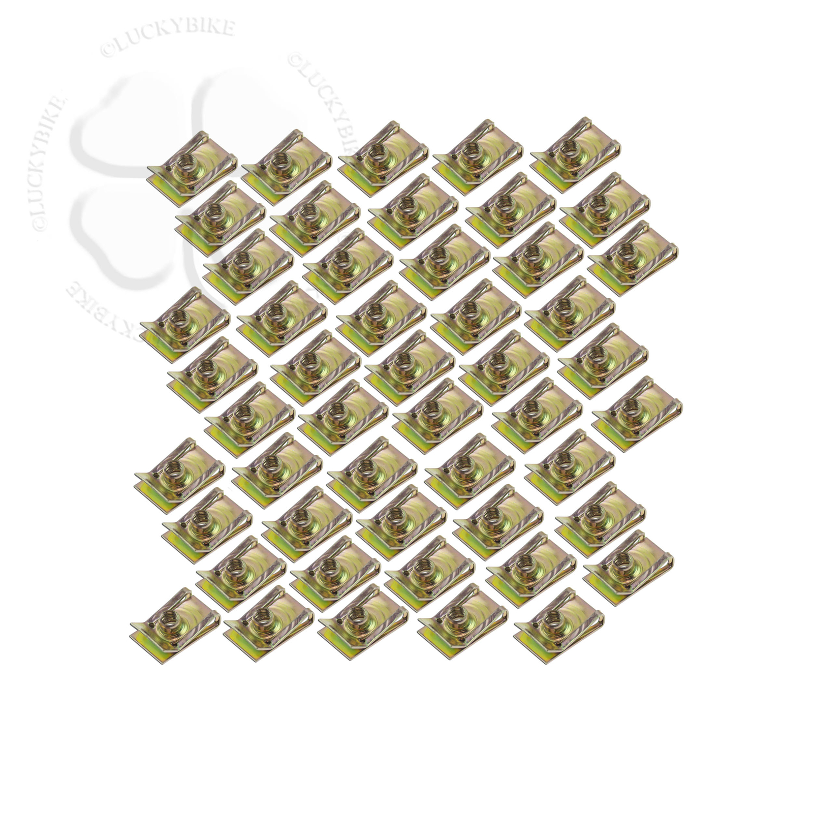 50x U Nut Fairing Clip M6 Universal GSXR CBR Clamp M6 x 1.0p for Machine Bolt